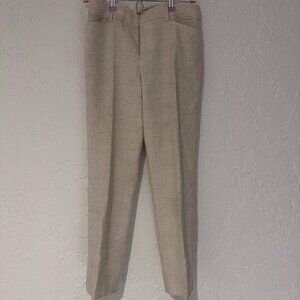 Trans Work Japan Ivory Tweed Pants – Gold Metallic Thread – Elegant & Timeless